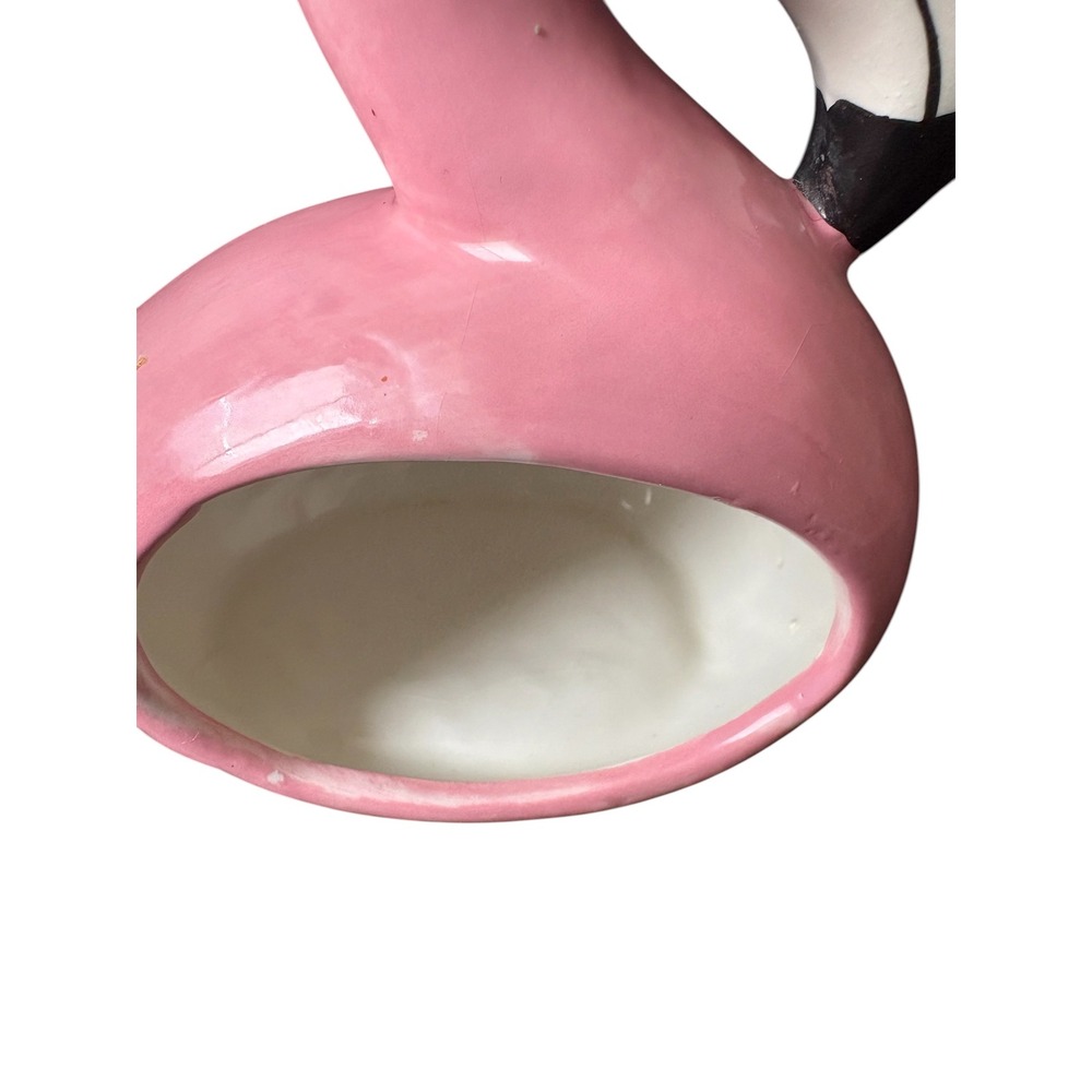 Pink‎ Flamingo Ceramic Sponge Holder Kitchen Sink Caddy Planter Dish Decor As is - Picture 5 of 8
